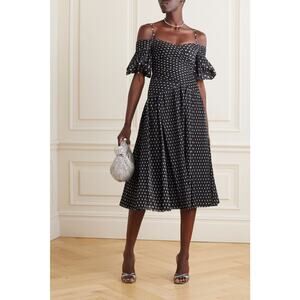 ZIMMERMANN
Polka-dot plissé-chiffon midi dress